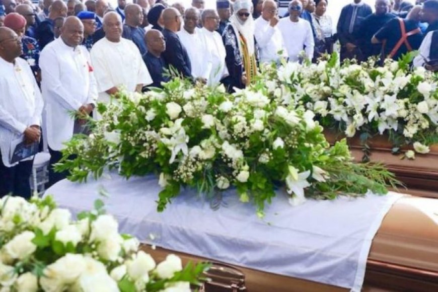 Harvest of tears as Isiokpo Stood still for combined Burials of the Wigwe's