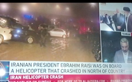 Helicopter with Iranian President, Foreign Minister  on Board Suffers Hard-Landing Rescue Operations in Motion
