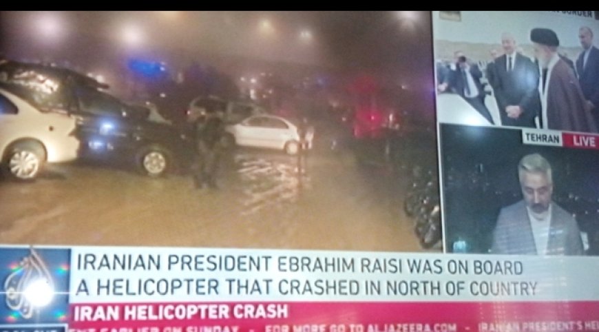 Helicopter with Iranian President, Foreign Minister  on Board Suffers Hard-Landing Rescue Operations in Motion