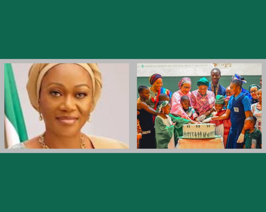 Special Children's Day:First Lady Grants Selected Schools N10 Million Each, Reintroduces Young Farmer's Club in Schools