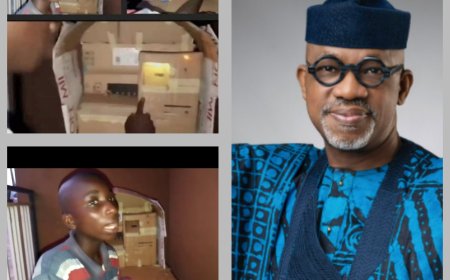IPERU, OGUN STATE: Young Boy Builds Automated Teller Machine with Local Materials