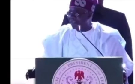 Watch Moment President Tinubu Thrilled Banquet Guests with Jokes About His Fall on Democracy Day, Says "I Did My Idobale!"