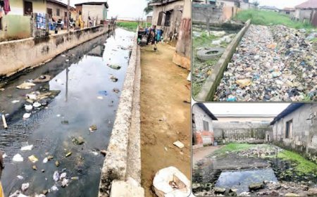 AS LAGOS BATTLES CHOLERA OUTBREAK, THESE COMMUNITIES STILL  SWIM IN FILTH, FAECES