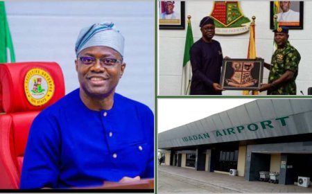 Tinubu's Approval Paves Way For Upgrade of Ibadan Airport -Seyi Makinde