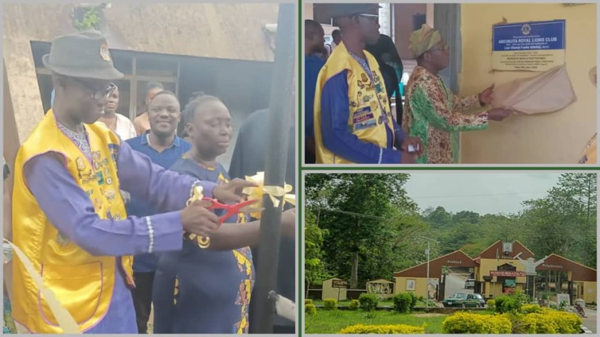 Use Your Privileged Positions in the Society to Bring Development to the Polytechnic Community, Odedeji Charges Staff at Commissioning of Lion's Club Water Project