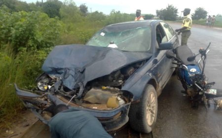One-Way Driving Violation:Driver Kills Okada Passenger, Injures Rider on Lagos-Ota-Abeokuta Expressway