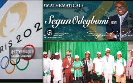 Paris 2024 Olympic Games:Segun Odegbami Hosts Two Leaders of Nigerian Contingent on '90 Minutes with Mathematical7