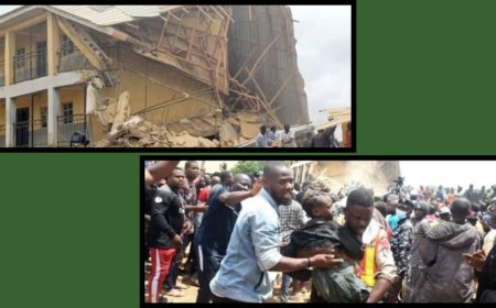 JOS Tragic Friday As Collapsed School Building Kills 22, Over 200 Trapped