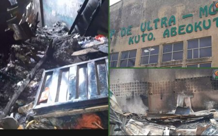 One Injured, Traders Count Their Losses As Fire Guts Oba Lipede Market in Abeokuta