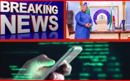 Osun Government Issues Security Alert As Fraudsters Hack Governor Ademola Adeleke's Phone