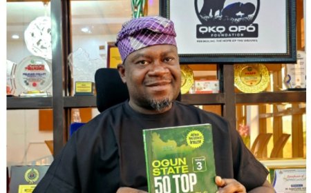 My Recognition Among Ogun Top 50 Role Models A Call to More Commitment to Nation Building Says Pelican CEO, Urges Youths to Adopt Dialogue for Issues Resolution