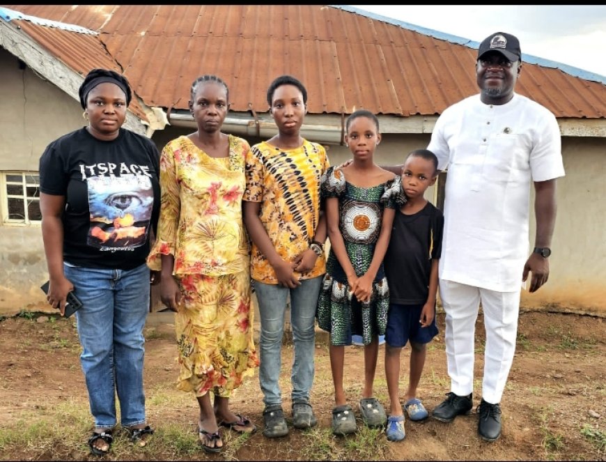 Pelican Valley Visits Widow of Late Ogun Journalist, Comrade Adewunmi, Approves Monthly Stipend for His Widow, Foot Medical Bills and Commit to University Education