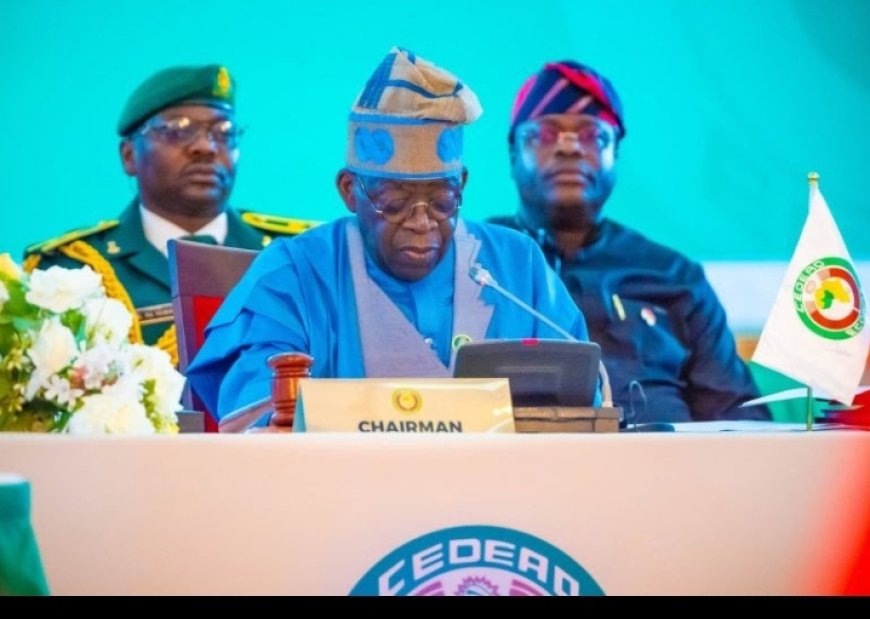 Tinubu Secures Second Term As Ecowas Chairman,Renews Appeal for Regional Standby Force