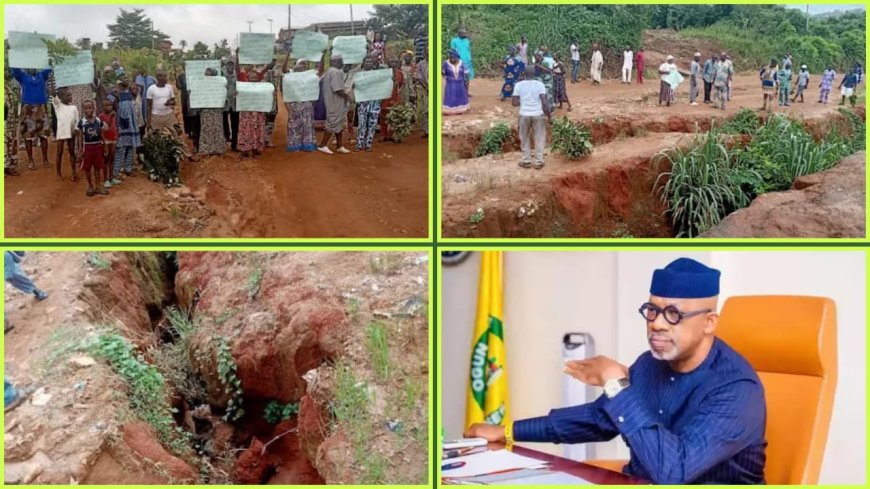 Our Road is Now A Death Trap! -Residents of Idomila Community Begs Dapo Abiodun to Fix Life-Threatening Road