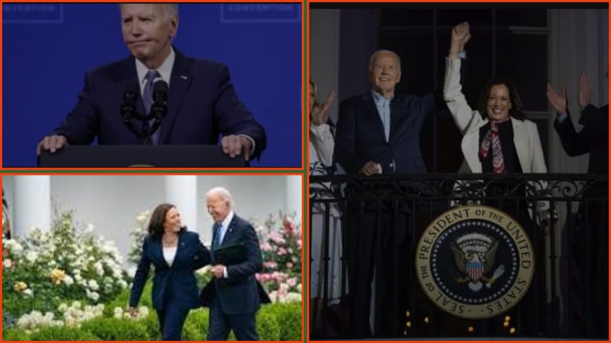 Chain Reactions As Joe Biden Steps Down, Endorses Kamala Harris As Democratic Party Presidential Candidate