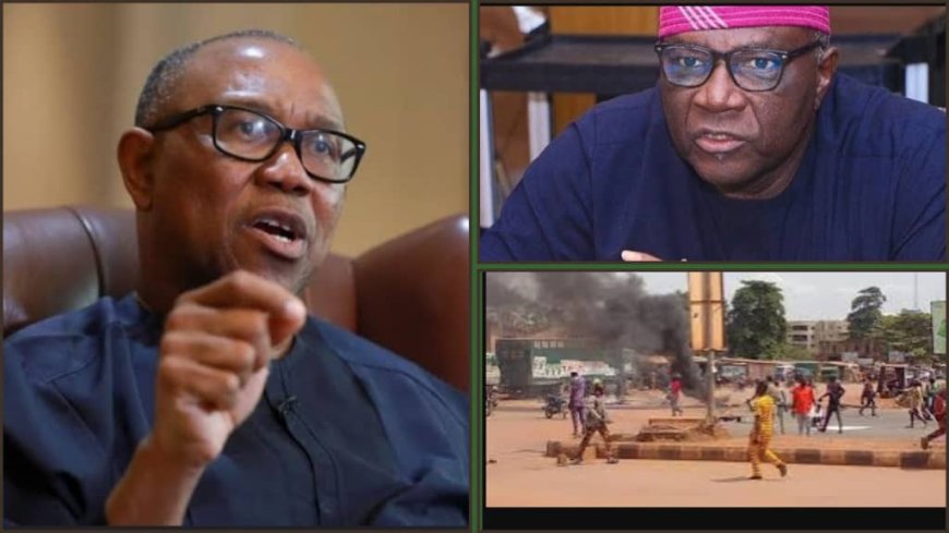 Hold Peter Obi and His Malcontents Responsible for Any Violent Protests in Nigeria - Onanuga