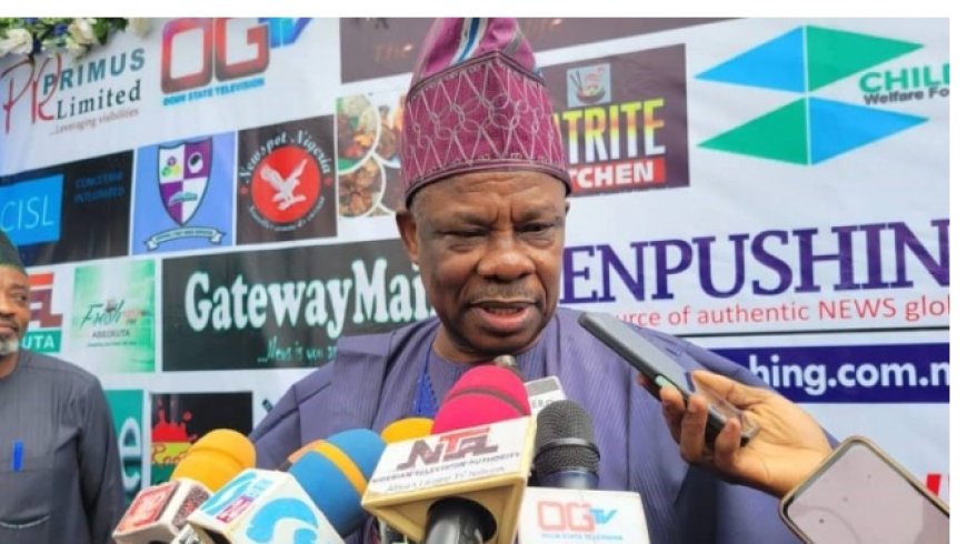 Senator Ibikunle Amosun Tasks Journalists to Develop Self Regulatory Framework