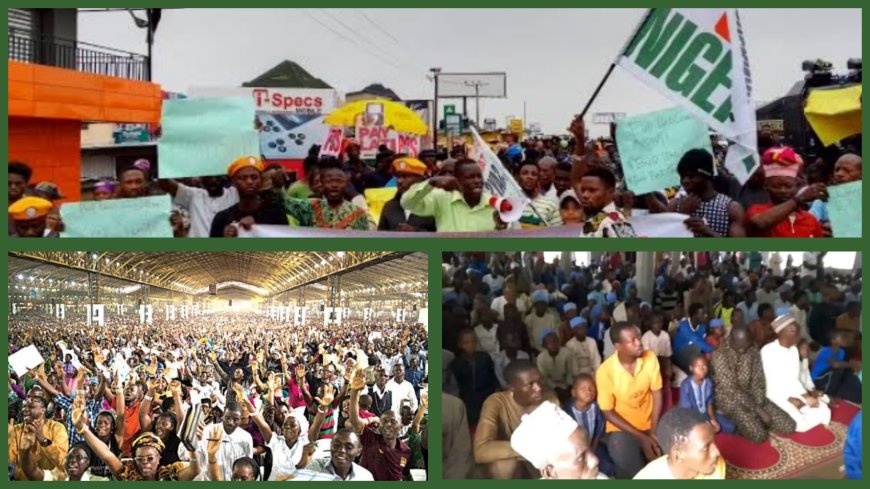 37-Million-Man Grand Finale #EndBadGovernance March Flops Nationwide As Nigerians Turn to Prayers For Solution to Hunger