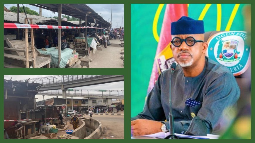 ABEOKUTA Popular Panseke Market Sealed By Ogun State Government Over Environmental Infractions, Traders Allege N2.5 Million Fine Slammed, Blame Emergency Traders For Street Trading