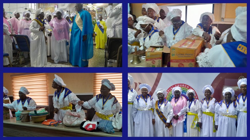 Certain Women Yamah-Oshoffa (CERWOYAN) Inagurated at CCC Ibara Cathedral, Donates Food Items, Other Materials