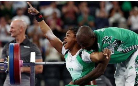 Nigeria Shines at Paris 2024 Paralympics As Onyinyechi Mark Wins Nigeria's First Gold Medal, Lifts 150kg, Breaks Records