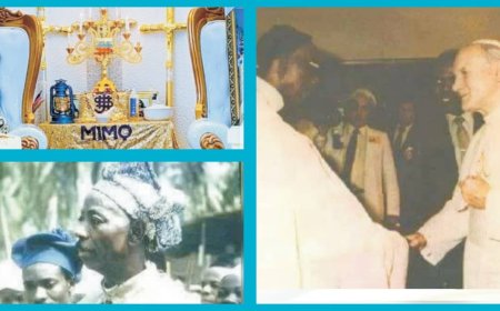 CCC Ibara Reincarnates Meeting of SBJ Oshoffa With Pope John Paul II Through Golden Jubilee Brochure
