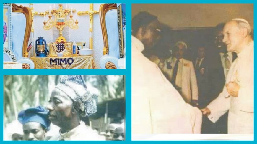 CCC Ibara Reincarnates Meeting of SBJ Oshoffa With Pope John Paul II Through Golden Jubilee Brochure