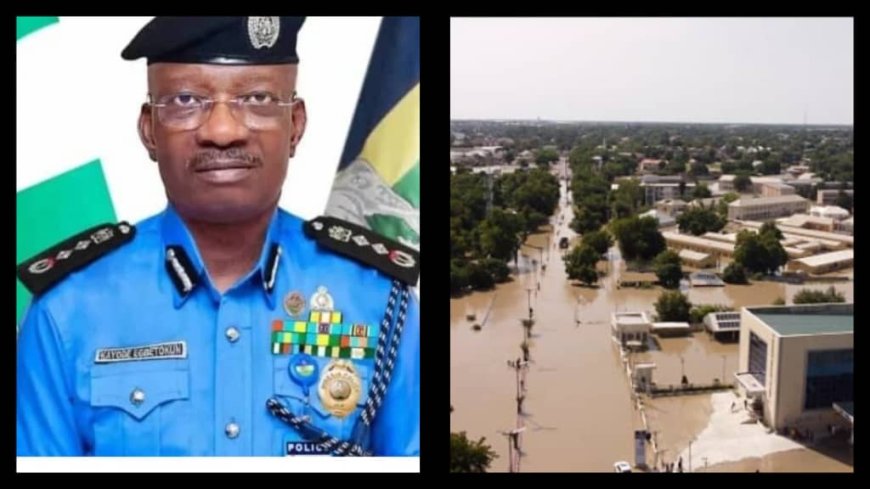 MAIDUGIRI FLOOD:"We Will Continue to Support Borno,” IGP Egbetokun Reassures Amid Flood Crisis