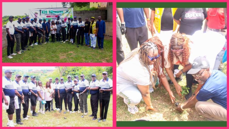 K20 Swingers Golf Kitty Group Immortalize Prince Toyin Gbadebo at Abeokuta Golf Club