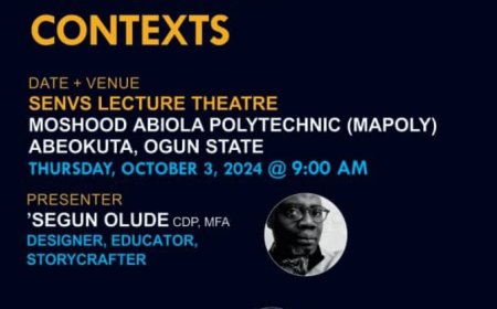 MAPOLY Art School Hosts Professional Arts Seminar Featuring Canadian University of Manitoba Faculty Member, Segun Olude