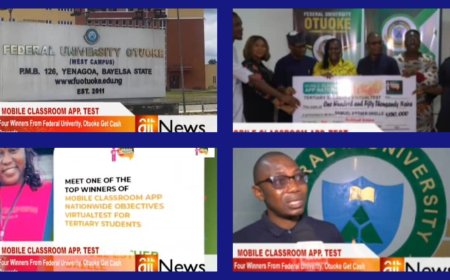 Mobile Classroom Nigeria Presents Prizes to Virtual Tests Winners at Federal University Otuoke