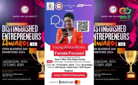 Female Students Singled Out For Special Entrepreneurship Training at Moshood Abiola Polytechnic Abeokuta