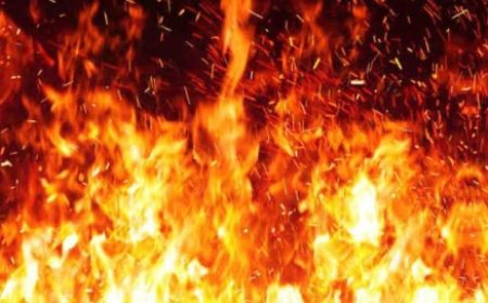 80-Year-Old Woman Burnt To Death, Old Man Rescued By Neighbours As Fire Guts Building in Abeokuta, Police Launch Investigation