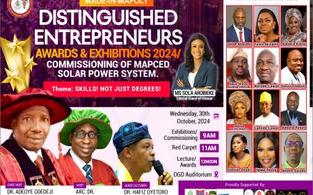 MAPOLY Set to Honour OGUNINVEST DDG,Sola Arobieke, Rites Foods CEO, Seleem Adegunwa, Selected Old Students at MMDE Awards 2024