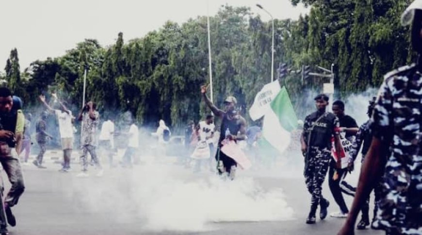 Police Reportedly Clash With Protesters In Abuja, Use Teargas, Live Ammunition