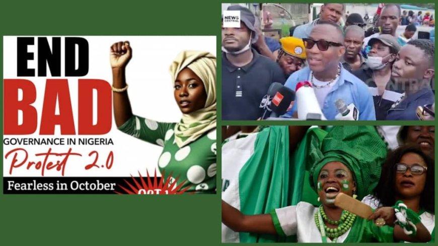 "We Came Out Here to Save Nigeria from Our Internal Colonizers", Says Sowore As Low Turn Out Mars #FearlessIn October Protests in Abuja, Lagos, Other States