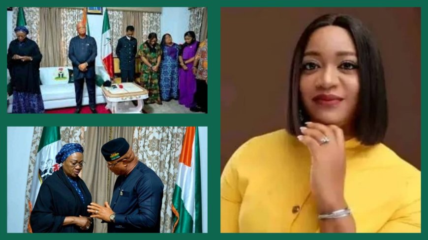 Nigerians React As Governor Eno Presents Daughter, Helen Eno-Obareki As Akwa Ibom First Lady To Senator Oluremi Tinubu