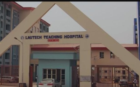 Fatality Averted As Fire Razes Multi-Million-Naira Property At LAUTECH Hospital, Patients Evacuated