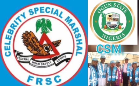 BREAKING NEWS:FRSC Celebrity Special Marshals Ogun State Unit Launches Ember Month Road Safety Jingle