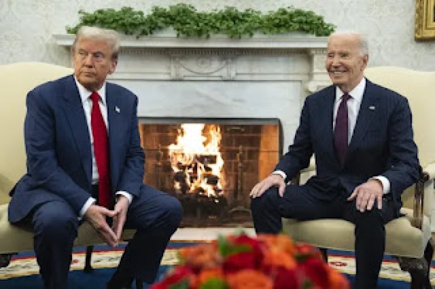 Trump Returns Gallantly to White House After Four Years, Meets Biden