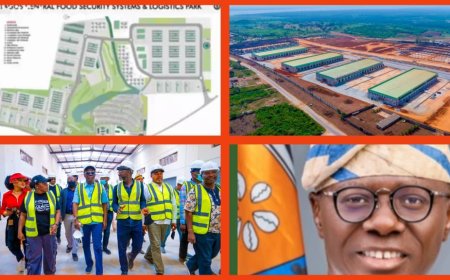 Netizens, Lagosians React As Sanwo-Olu Announces The Lagos Central Food Security Systems and Logistics Hub, Ketu-Ereyun