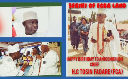 OTN News CEO Celebrates High Chief Tosin Fadare, Describes Him As Prime Investor, Benefactor, Pillar of Support in Egba Land