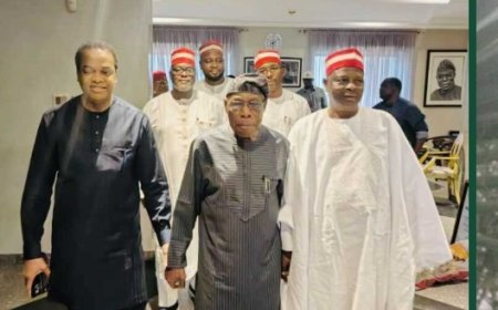 Politics: Kwankwaso, Donald Duke Meet Obasanjo Over Nigeria’s Future