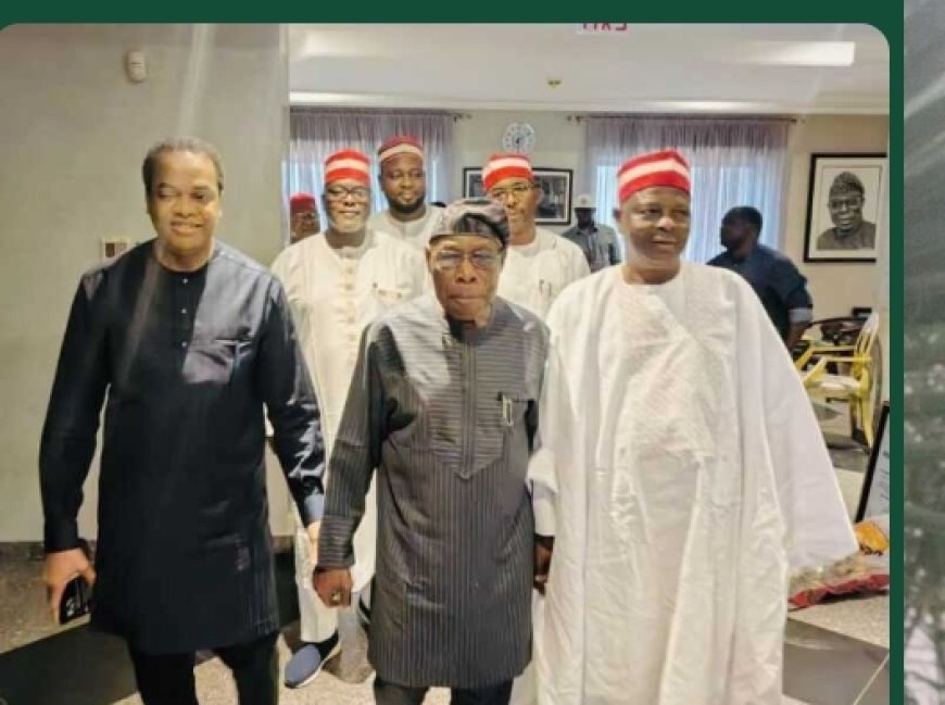 Politics: Kwankwaso, Donald Duke Meet Obasanjo Over Nigeria’s Future