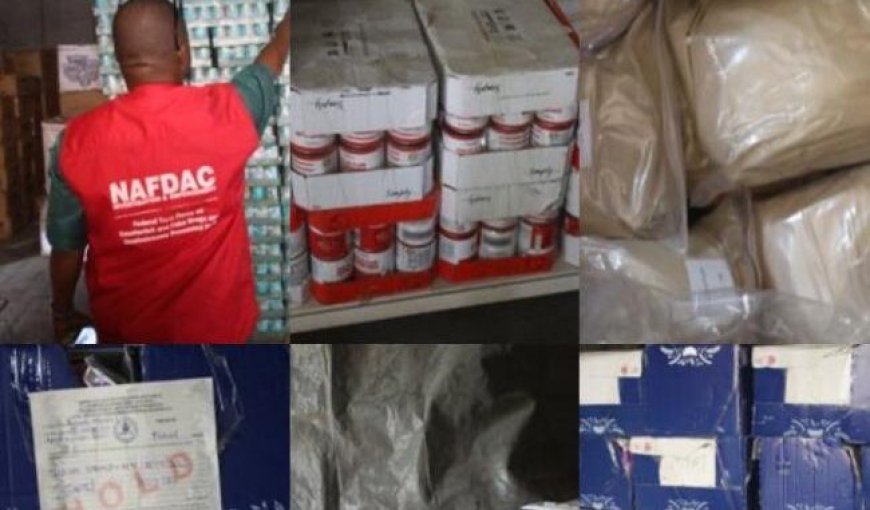 Shocking as NAFDAC Seizes Over N3.8Billion Unregistered Food Products in Lagos