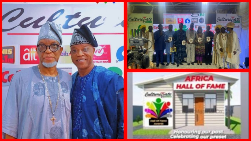 Segun Odegbami, Olusesan Ekisola, Fatai Adiyeloja, Others Inducted into CultureGateAfrica Hall of Fame, Honoured with Unforgettable Awards 2024