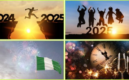 Nigerians Bid Farewell to 2024, Welcome 2025 with High Spirits Amid Hardships