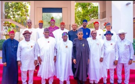 "You Are The Most Important Link to Nigeria’s Prosperity and Development", Tinubu Tells Nigerian Governors