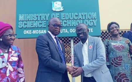"Your Achievements in 30 Days are Significant", Ogun Education Commissioner Lauds  MAPOLY Rector, Calls for Cooperation of All Stakeholders