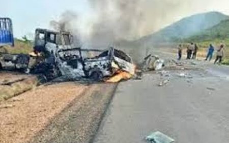 Tragedy Strikes As 19 Wedding Guests Burnt to Death in Road Crash